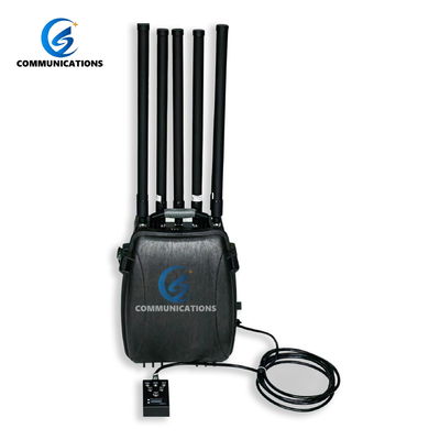 900MHz 1.2G 1.5G 2.4G 5.2G 5.8G Sistema de defensa de detectores de señales de drones con 6 antenas